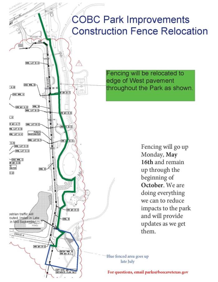 Park Construction Updates